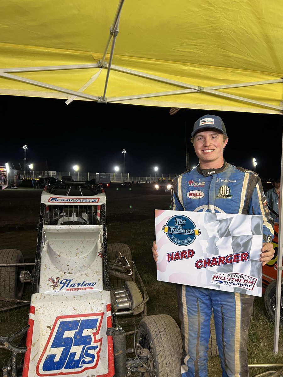 Money move for FAST went to Zane Devault. 

(Not pictured) Hard Charger for FAST went to Sterling Cling. 

Brayden Schwartz gets the hard charger award for the midgets.