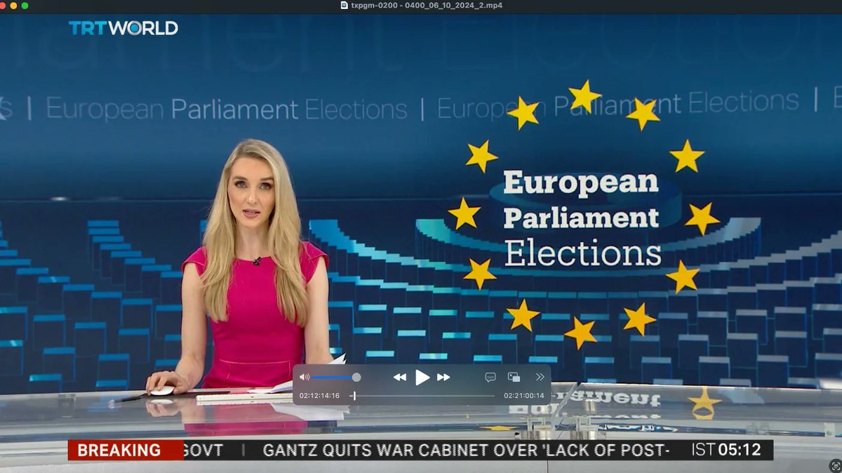 EmilyRoseAdams's tweet image. A few moments from the hot seat this week with @trtworld , covering the UN's Gaza ceasefire proposal, EU elections, Macron calling a snap election in France, the G7 2024 summit &amp;amp; lots more.

Thank you Istanbul, back soon!