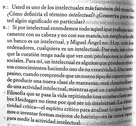 ¿Qué es un intelectual? Le preguntaron a Umberto Eco.