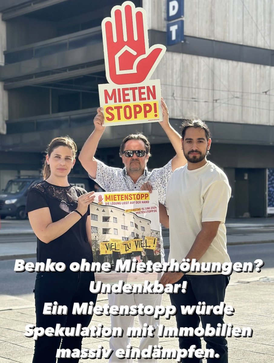 Benko ohne Mieterhöhungen?
Undenkbar!

Ein #Mietenstopp würde die Spekulation mit Immobilien massiv eindämpfen.