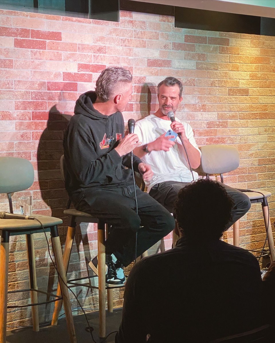 TOFOP's tweet photo. Thanks to everyone who came to #TOFOPLive and witnessed the birth of the greatest ever quiz show Kan Ye Bues-lieve It (working title). Thanks also to our special guest @celia_pacquola and rogue MC @johndeeks Tickets still available for July 6th & Aug 3rd. #everyonerelax https://t.co/p9k5mnnSlq