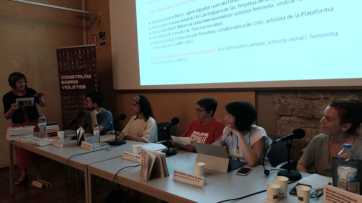 confavc (@confavc) on Twitter photo Segueix la #3ajornada #BarrisVioletes sobre "Equil.libri entre el treball i la vida" amb
<a href="/h_roset/">homera</a> <a href="/OlallaMarga/">Marga Olalla</a> ; Marc Martorell de
<a href="/TimeUseInit_cat/">Time Use Initiative - català</a>; <a href="/m_garciablasco/">Montserrat García #RecuperemLaCiutat</a>
i dones del #movimentveïnal.
➡️ Al <a href="/patillimona/">Pati Llimona</a> Segueix la #3ajornada #BarrisVioletes sobre "Equil.libri entre el treball i la vida" amb
<a href="/h_roset/">homera</a> <a href="/OlallaMarga/">Marga Olalla</a> ; Marc Martorell de
<a href="/TimeUseInit_cat/">Time Use Initiative - català</a>; <a href="/m_garciablasco/">Montserrat García #RecuperemLaCiutat</a>
i dones del #movimentveïnal.
➡️ Al <a href="/patillimona/">Pati Llimona</a>