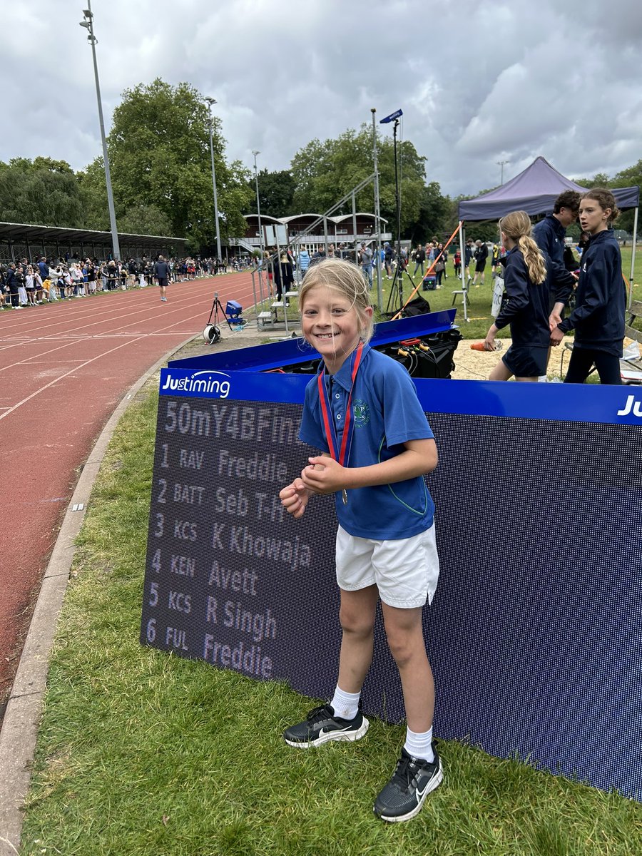 Freddie Gold yr4 sprint