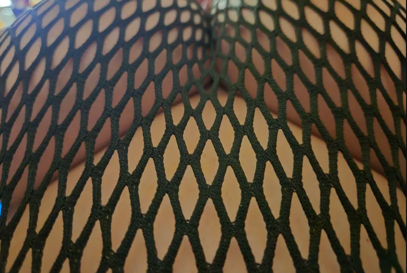 WrathfulRack's tweet photo. the fishnets tend to stretch a bit around her... https://t.co/hLyEP7hj0P