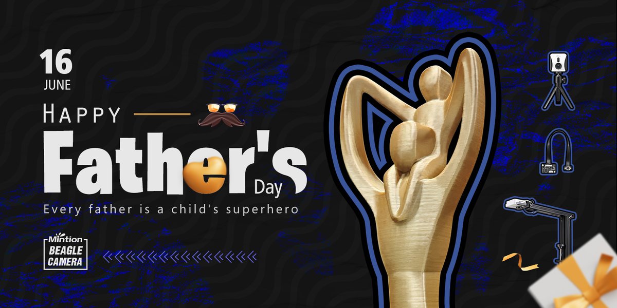 Mintiontech's tweet photo. Happy Father's Day
Every father is a child's superhero💐🎖️
#fathersday #3dprinting #3dprint #3dprintercamera #beaglecamerav2 #beaglev2 #beaglelover #beagleprint #3ddrucker #impresora3d #3d #3dprinters #elegoo #makerworld https://t.co/WNZiUtxiCH