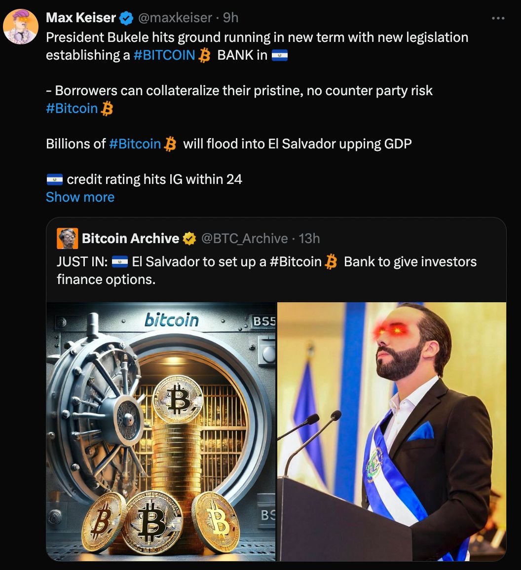 DONTSELLYOURBTC's tweet photo. A leader with a brain

“DON'T SELL YOUR F#CKING BITCOIN"
$DONTSELLYOURBTC
$BTC https://t.co/5SbhDnAWtE