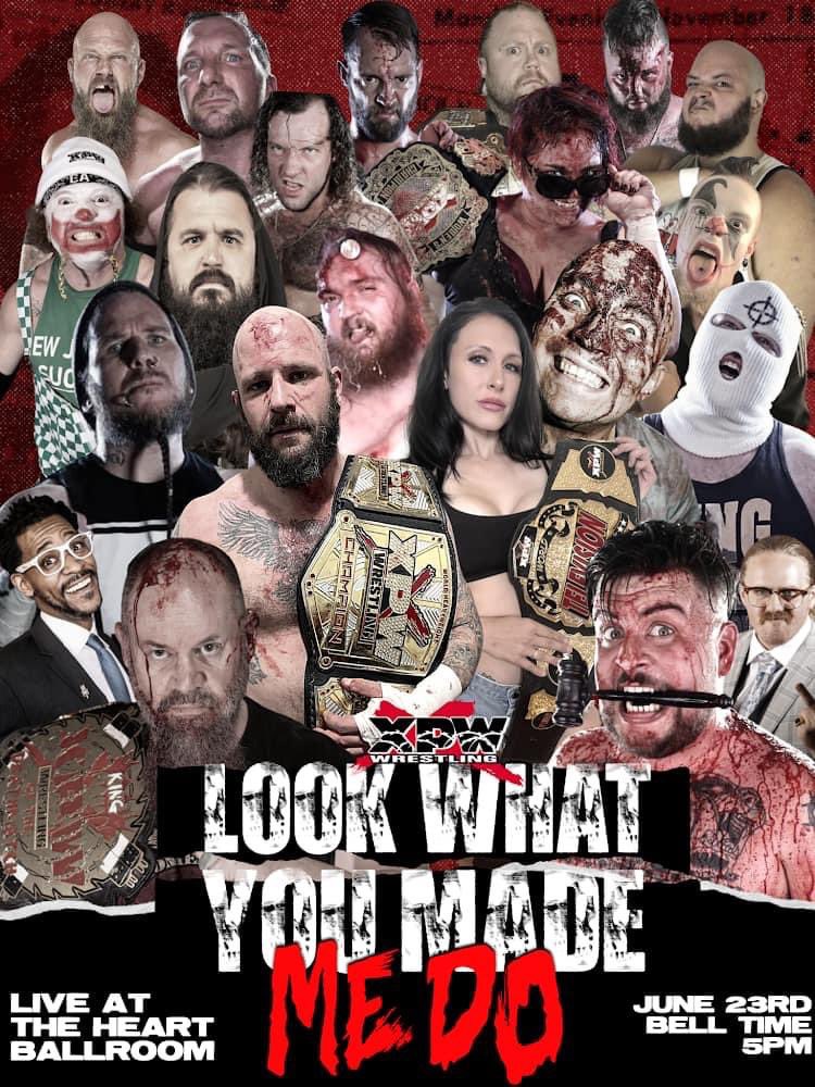 🚨🚨SUNDAY 6/23🚨🚨

  XPW Presents : 
🩸🩸LOOK WHAT YOU MADE ME DO🩸🩸

- Sunday June 23rd
- The Heart Ballroom
- Newark, New Jersey 
- 5pm EST

💥STACKED LINEUP💥

Everybody has a breaking point… LOOK WHAT YOU MADE ME DO!!!

🎟️🎟️BUY TICKETS NOW🎟️🎟️

tix.com/ticket-sales/X…