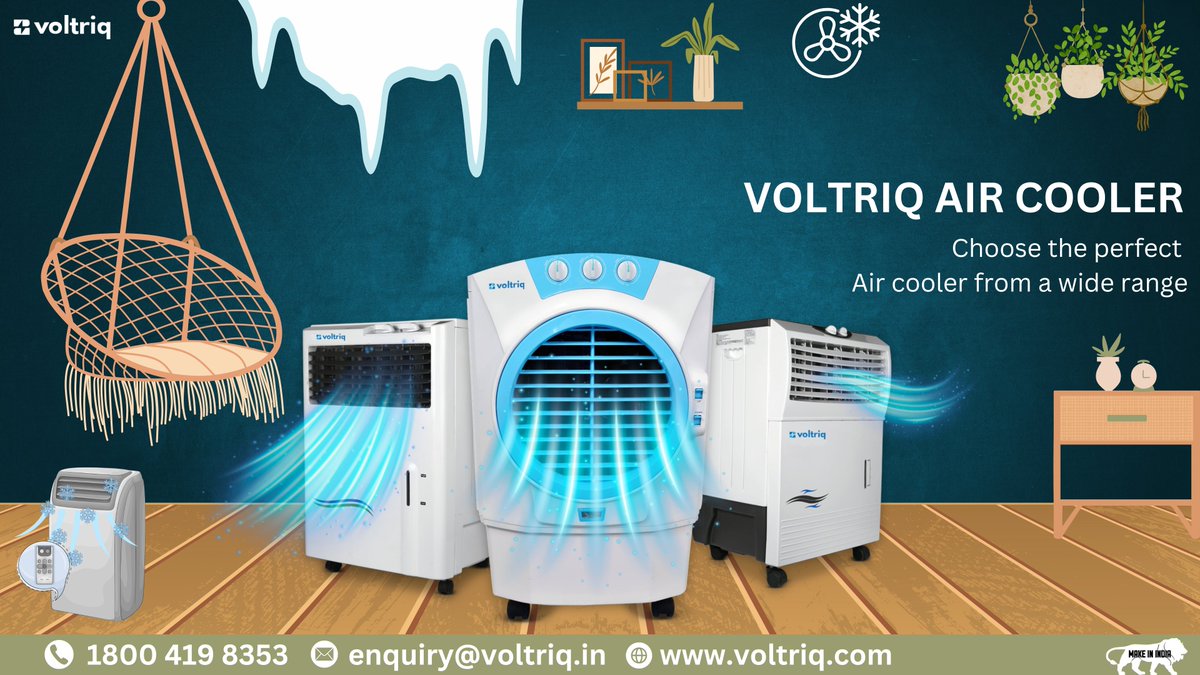 voltriq's tweet photo. VOLTRIQ MAKE IN INDIA

"Choose the perfect Air cooler from a wide range"

#voltriq #voltriqindia #GeMIndia #Gemportal #gemdealer #electrical #instagrame  #manufacturer #supplier #dealer #business #news #makeinindia #makeinindiaproducts #aircooler #coolers #cooler #jumbocooler https://t.co/Po11PfFjXq