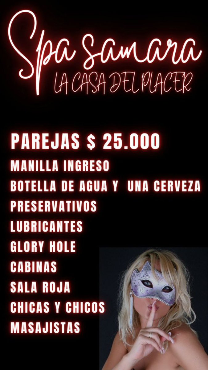 SamaraSpa69's tweet photo. ES HOY!!! ULTIMOS CUPOS https://t.co/XWBYAaeE4P