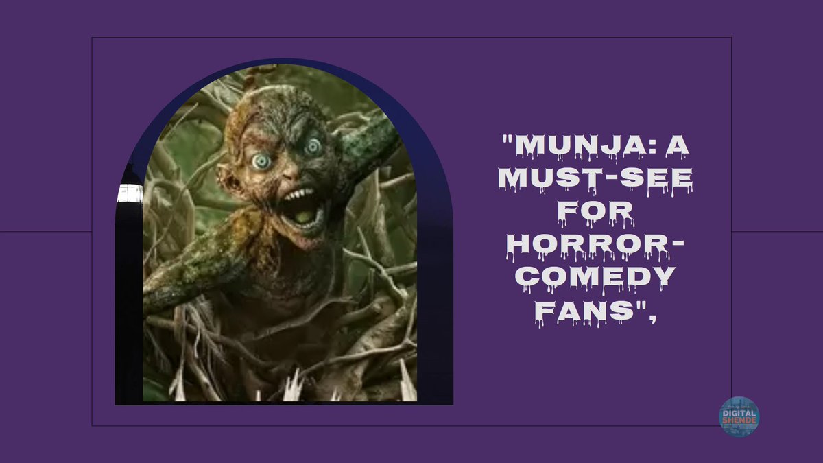 DigitalShende's tweet photo. Check out the latest review of "Munja" for horror-comedy fans! A perfect blend of scares and laughs. 🎬👻

Read more: https://t.co/4em72IHNd0

#HorrorComedy #MovieReview #Munja https://t.co/4ViGrvp7ci
