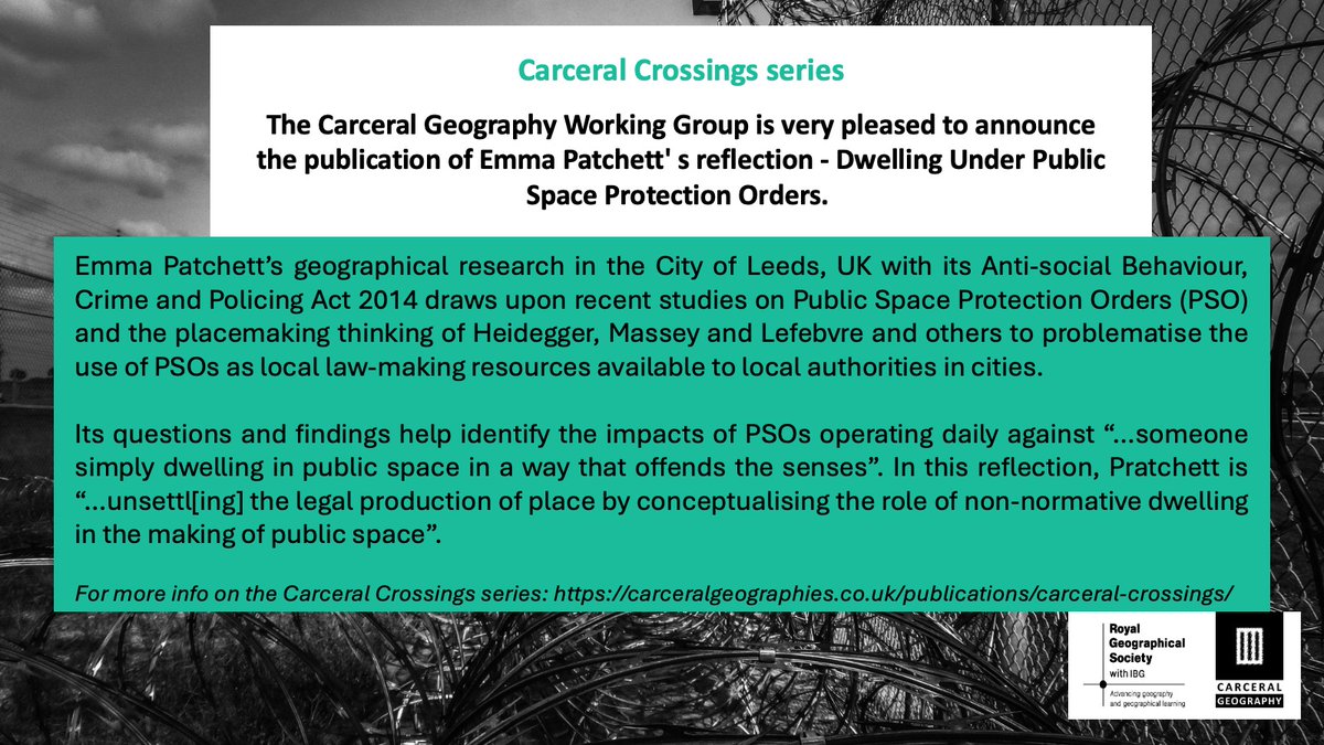 Carceral Geography tweet media
