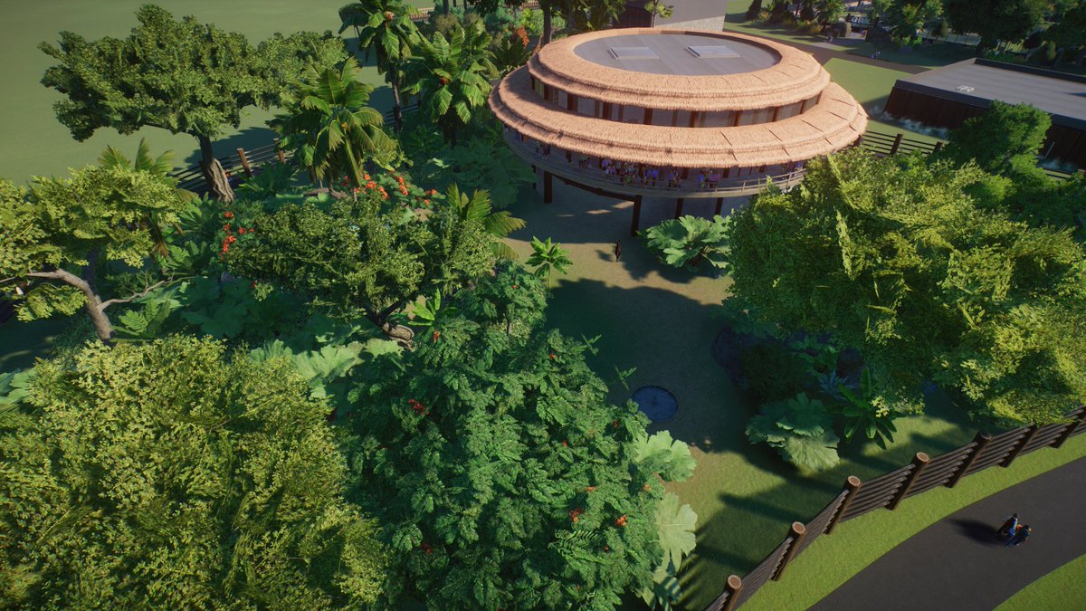 Paleo_Pizza's tweet photo. This is my first Okapi Enclosure, went for a dense forest with a circular house. Didn’t decorate the inside yet as not sure what I want to do with it.
https://t.co/tW6ngHIvqc
https://t.co/rRzknFKk5f
🦒 - @PlanetZooGame
#planetzoo #planetzoogame #planetzoobuilds https://t.co/nASaRhLEuY