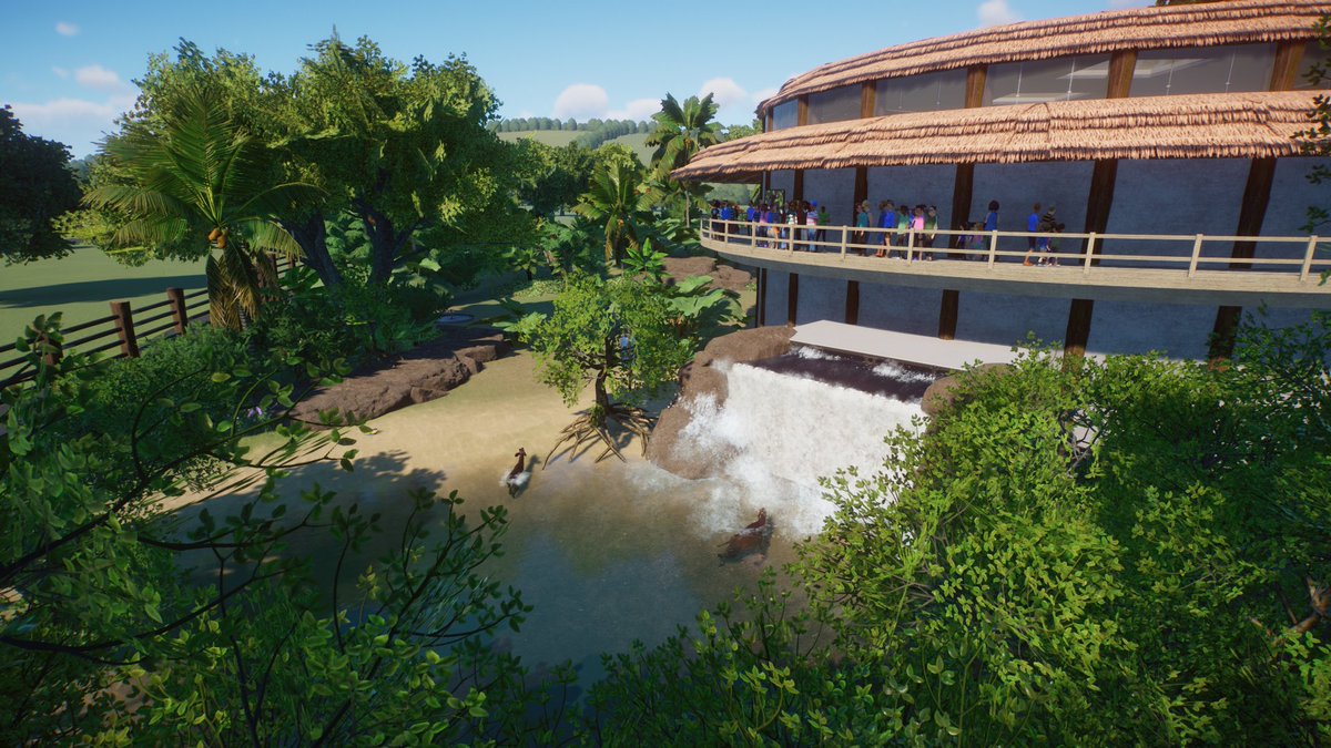 Paleo_Pizza's tweet photo. This is my first Okapi Enclosure, went for a dense forest with a circular house. Didn’t decorate the inside yet as not sure what I want to do with it.
https://t.co/tW6ngHIvqc
https://t.co/rRzknFKk5f
🦒 - @PlanetZooGame
#planetzoo #planetzoogame #planetzoobuilds https://t.co/nASaRhLEuY