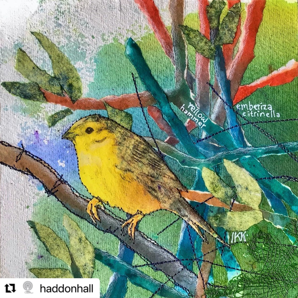 Haddon's Gatehouse Gallery is currently hosting an exhibition by <a href="/PDArtisans/">PeakDistrictArtisans</a> with nine artists from 17th to 23rd June.
Ingrid Katarina Karlsson is known as a narrative artist telling stories through mixed media, subject matter inspired by landscapes, wildlife, words, and places.