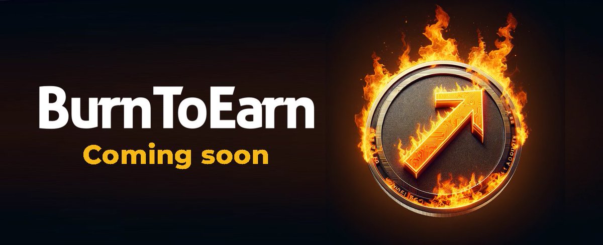 difines_'s tweet image. BurnToEarn Launching Soon!

A revolutionary system with expected returns of more than double is about to start!

By following, liking, commenting, and reposting, you can gain priority access.

Send a DM with the message &quot;Join BurnToEarn&quot; to participate.

#300giveaway #burntoearn