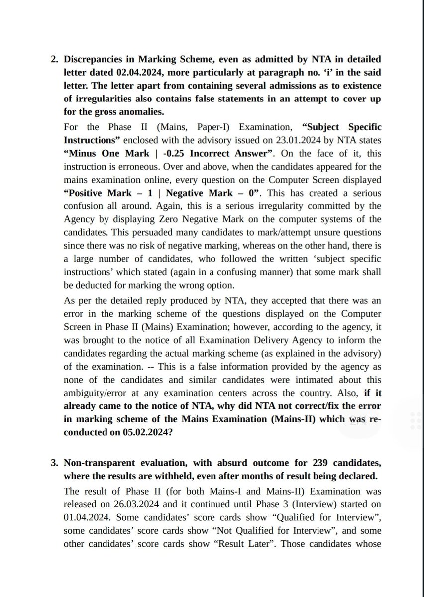 vivek24_singh's tweet image. #CGPDTM_Scam
#NTA_Scam
#CGPDTM 
@DPIITGoI @cgpdtm_india @unnatpandit 
NTA committed several irregularities throughout the recruitment process of &quot;Examiner of Patents and Designs&quot; (Group &apos;A&apos;) to give undue advantage to a few candidates.
An independent inquiry must take place.