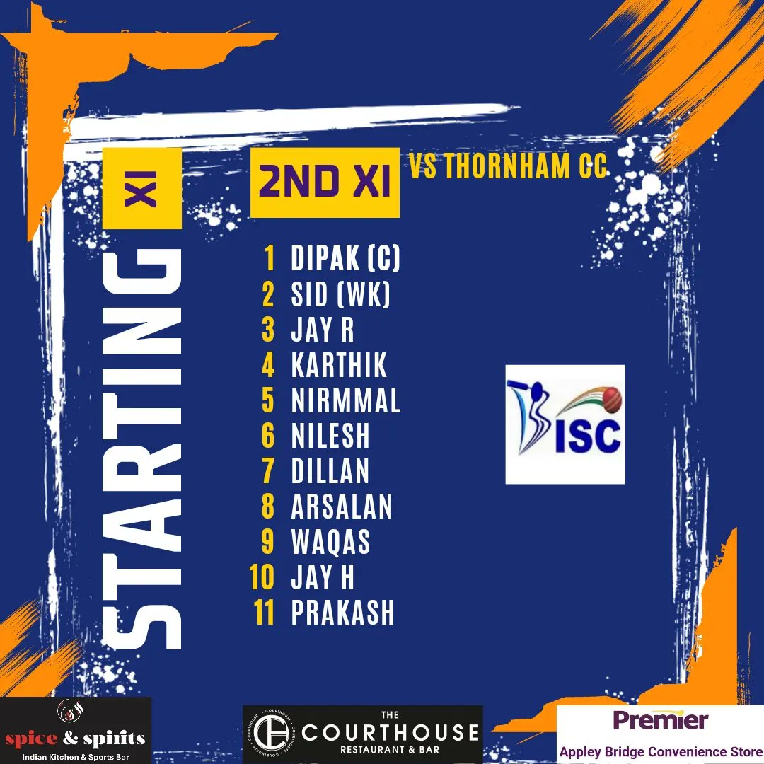 And finally, here is how both sides line up today! Good luck to everyone playing!
