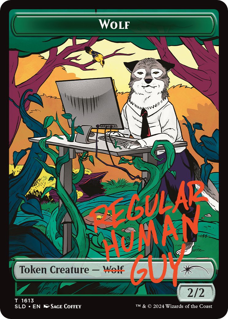 SICKOFWOLVES's tweet image. OH OKAY I UNDERSTAND THE TOKEN THING NOW
I HAD A COUPLE LAST MINUTE EDITS FOR THIS TOKEN AND THE SECRET LAIR TEAM WAS KIND ENOUGH TO LET ME USE MY GRAPHIC DESIGN SKILLS
