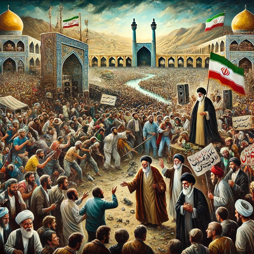 alkhames's tweet photo. خامنئى يريد تسييس الحج...
طيب...ماذا لو سيس الحج كل من تضرر من خامنئي وقام بممارسة مراسيم لعن وبراءة منه ومن حرسه الثوري ومن الفوضى والقتل والدمار الذي يحدثه أزلام خامنئي...
ماذا لو قام كل فصيل سياسي بجعل الحج مراسيم شعارات وهتافات ومسيرات ضد بعضهم البعض.
هل سيصبح هذا حج أو مراسيم غباء سياسي وفتنة وكره وحقد.
يا خامنئي أعمل مراسيمك في قم أفضل لك وآمن للمسلمين.
ماذا لو قرر الحجاج السودانيين شتم بعضهم البعض، ماذا لو قرر الحجاج الجزائريين شتم المغاربة، ماذا لو قرر حجاج السوريين البراءة من بعضهم البعض حسب اختلافاتهم. ماذا لو قرر الحجاج الايرانيين التابعين للمعارضة والشاه شتم خامنئي...ماذا لو قرر الحجاج الروس شتم الاوكرانيين، ماذا لو قرر الحجاج الصوفيين شتم السلفيين، ماذا لو قرر حجاج اسرائيل (عرب 48) شتم حماس.ماذا لو قرر الحجاج الأخونج شتم انفسهم.
هل سيكون ذلك حجًا أو مبارزات سياسية غبية.