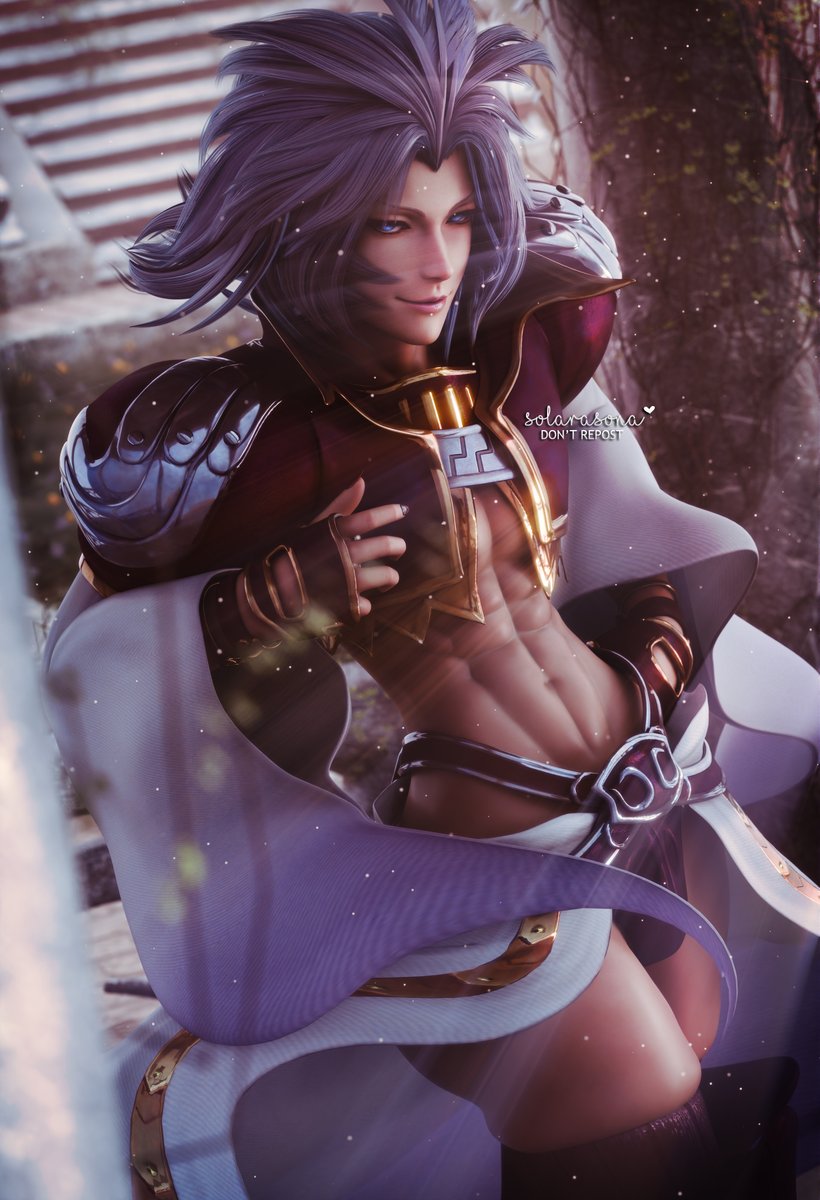 Kuja with short hair. 💜 #FinalFantasy #FinalFantasyIX #FF9 #FFIX, image size:820x1200