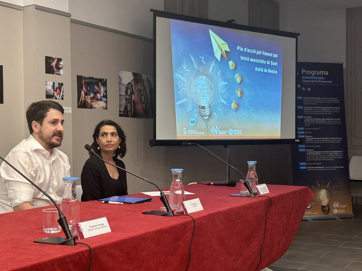 Oberta jornada <a href="/Participaciosab/">Participaciosab</a> Presentació  Pla d’acció Foment del Teixit Associatiu  
#casaldelsvila