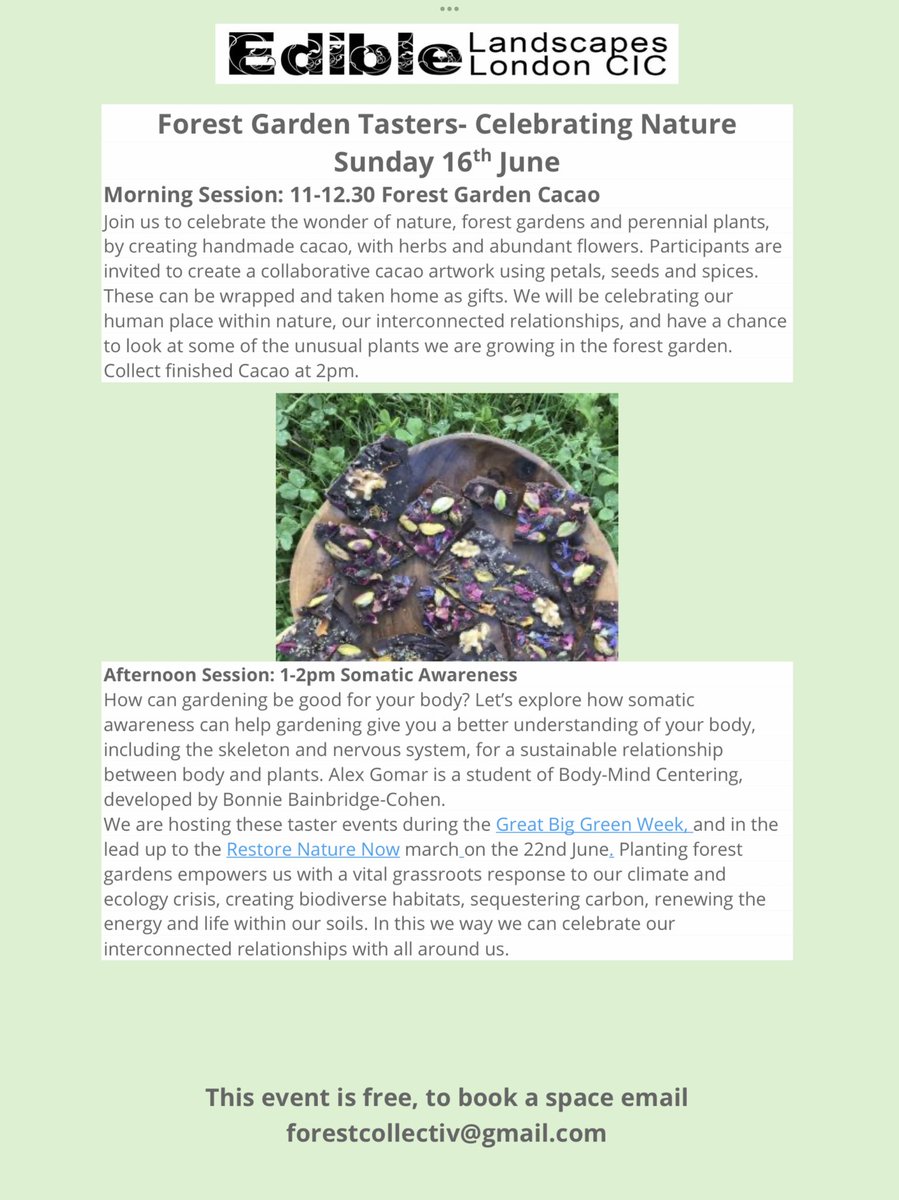 This Sunday in the garden.