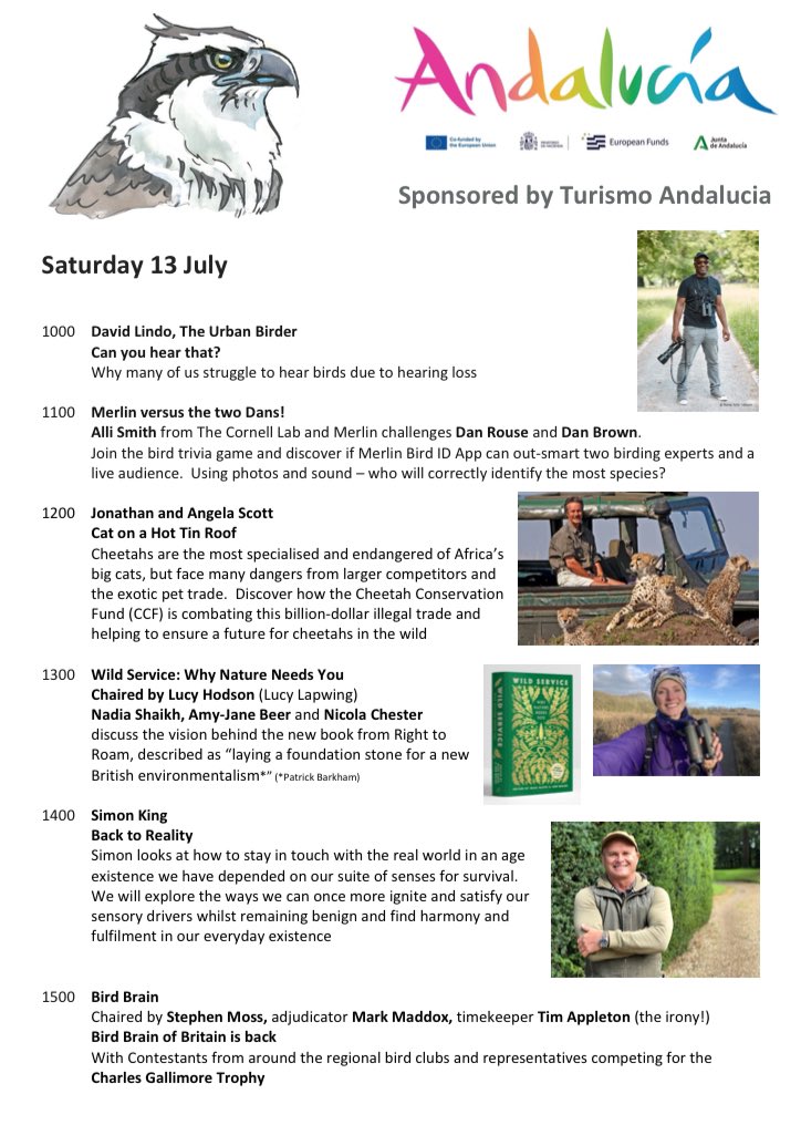 🎪 Osprey Events Schedule NOW ONLINE
👉globalbirdfair.org/osprey-events-…
🦆 Early Bird tickets
🎟️ gbf.yourticketpurchase.com/p/globalbirdfa…
🕰️ Evening events, catering &amp; bar close at 9pm Friday &amp; Saturday 
🏕️Don’t forget you can stay on site too!
💚Full details at globalbirdfair.org
<a href="/_OSME/">OSME</a> <a href="/Nigelmarven/">Nigel Marven</a>