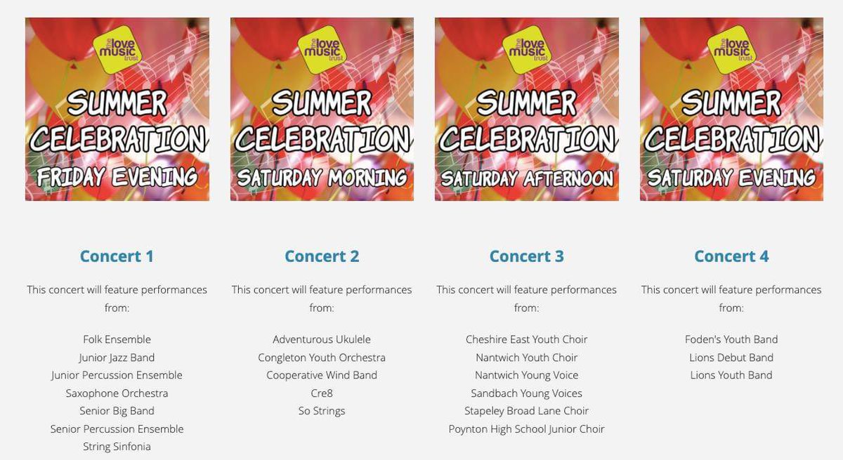 Ian Raisbeck (@ianraisbeck) on Twitter photo Looking forward to this today 6:30pm start
Lions Debut Band
<a href="/LionsYouthBrass/">Lions Youth Brass</a>
<a href="/FodensYouthBand/">Foden's Youth Band</a>
Should be a belter of a concert đș đ¶ Looking forward to this today 6:30pm start
Lions Debut Band
<a href="/LionsYouthBrass/">Lions Youth Brass</a>
<a href="/FodensYouthBand/">Foden's Youth Band</a>
Should be a belter of a concert đș đ¶