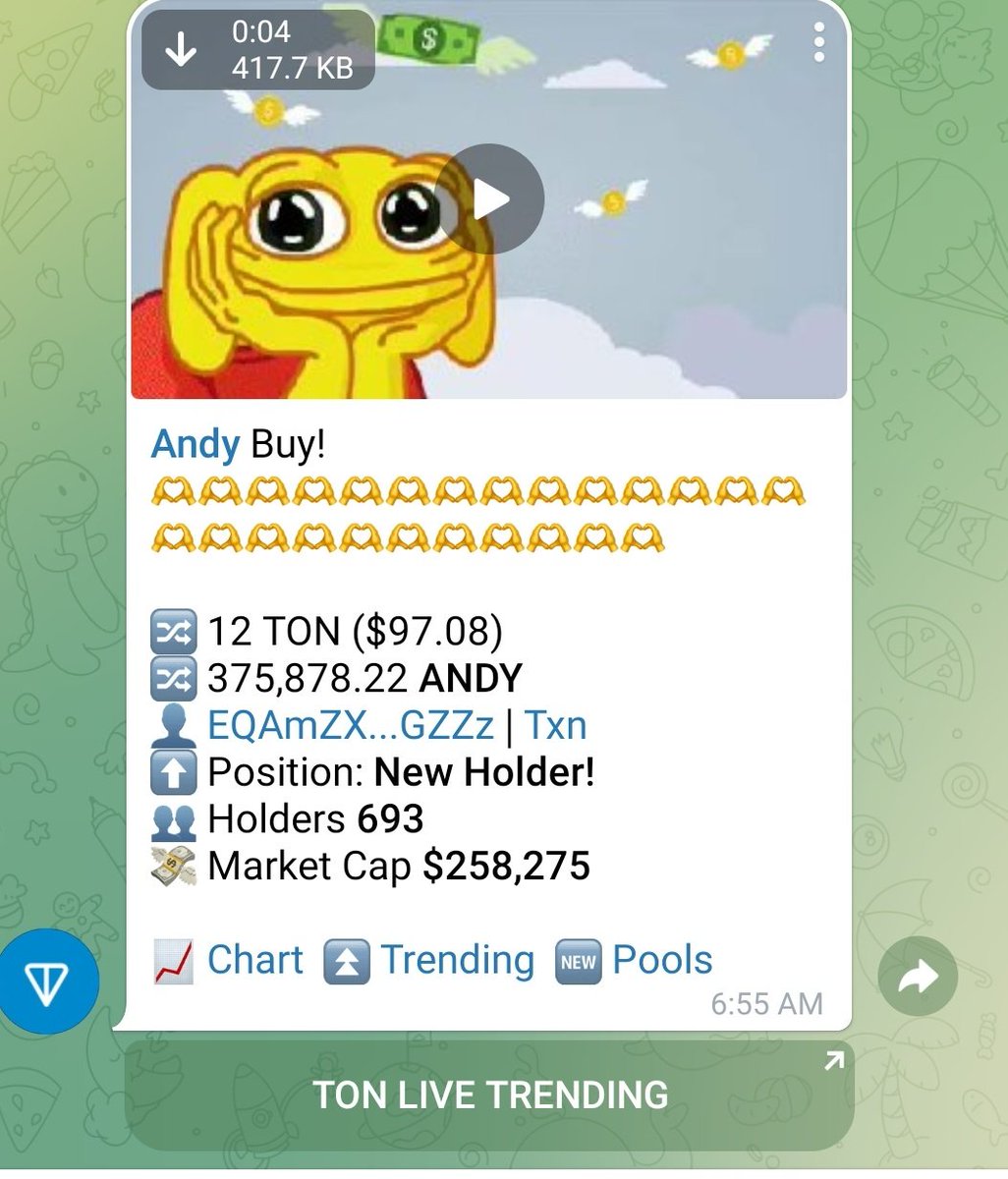 AshitTONcoin's tweet photo. Just buy #AshitTon
Our 1st treasury buy is to @AndyTonCoin and join the ride to make #AndyOnTon the @BasedBrett of @ton_blockchain $TON
With this cto team, we're believers https://t.co/v97tWzW4mU