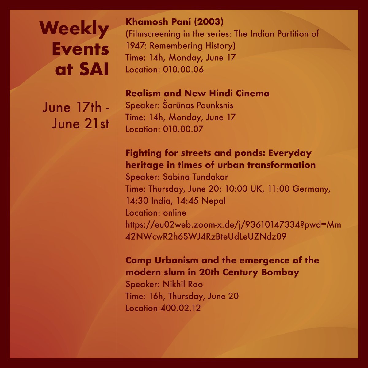 South Asia Institute tweet media