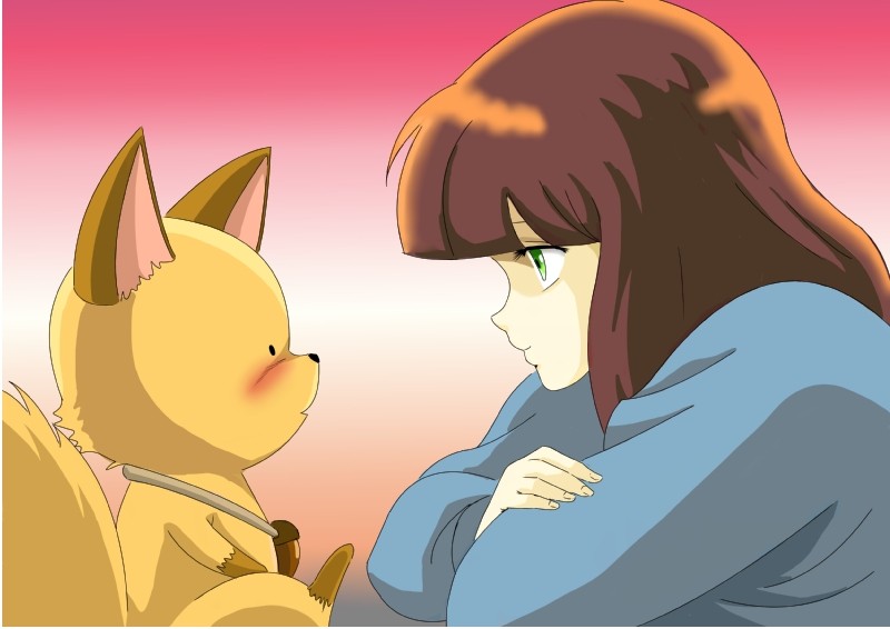 PWP2M4Tq3577701's tweet image. #うる星やつら
#しのぶ
#純情きつね
#イラスト