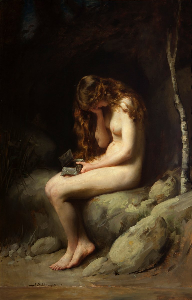 AnupVedic's tweet photo. "Pandora"
{1908}
By ~ Thomas Benjamin Kennington https://t.co/TD7yq4AexP
