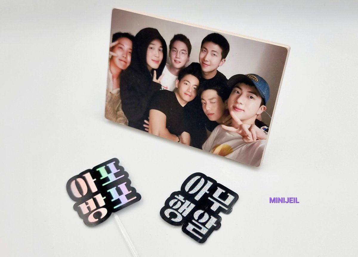 #제리_굿즈제작
2024 BTS FESTA✨️가족사진✨️
 우드프레임