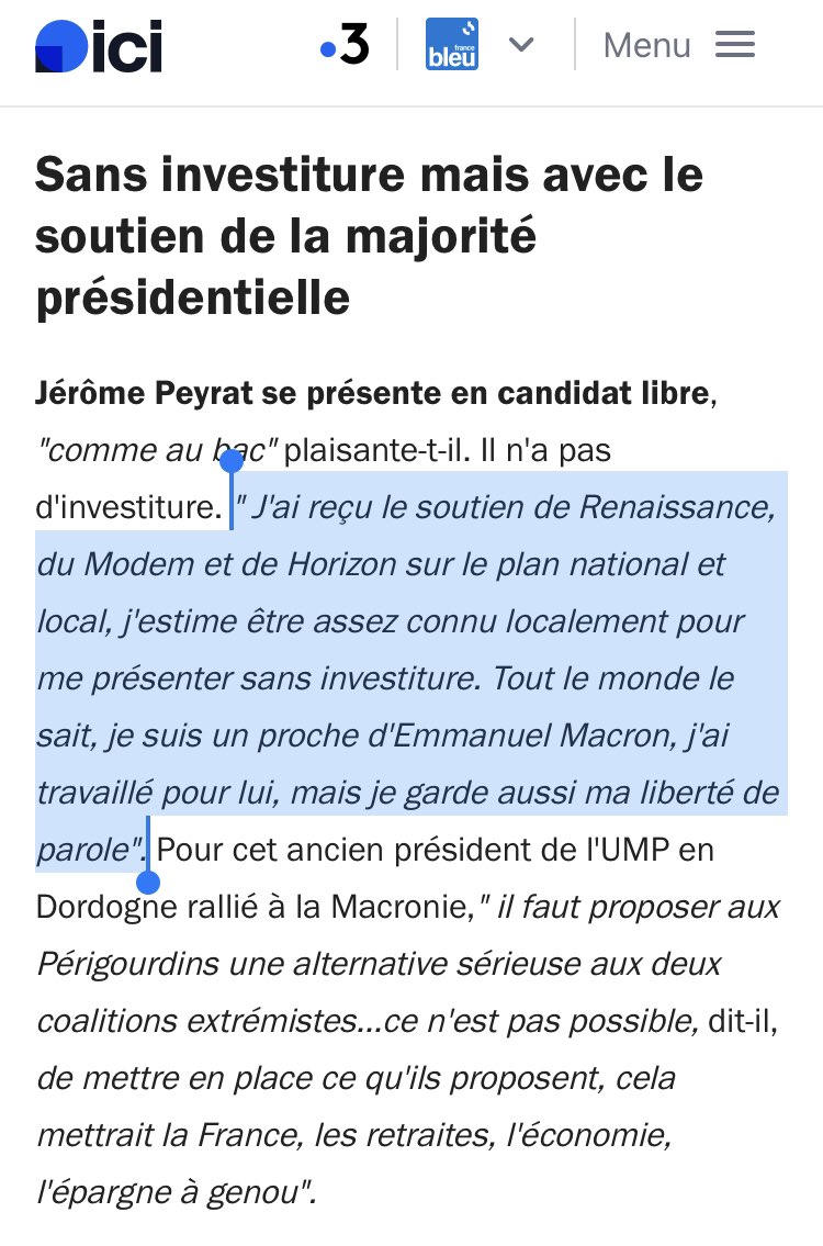 Antton Rouget (@anttonrouget) on Twitter photo - <a href="/AQuatennens/">Adrien Quatennens</a> (violences conjugales, condamné): soutien mordicus <a href="/FranceInsoumise/">La France insoumise</a>.
- <a href="/damienabad/">Damien Abad</a> (tentative de viol, mis en examen): «soutien plein et entier» <a href="/Renaissance/">Renaissance</a>.
- Jérôme Peyrat (violences conjugales, condamné): soutien <a href="/Renaissance/">Renaissance</a>. «Je n’ai plus peur de rien».
👌 - <a href="/AQuatennens/">Adrien Quatennens</a> (violences conjugales, condamné): soutien mordicus <a href="/FranceInsoumise/">La France insoumise</a>.
- <a href="/damienabad/">Damien Abad</a> (tentative de viol, mis en examen): «soutien plein et entier» <a href="/Renaissance/">Renaissance</a>.
- Jérôme Peyrat (violences conjugales, condamné): soutien <a href="/Renaissance/">Renaissance</a>. «Je n’ai plus peur de rien».
👌