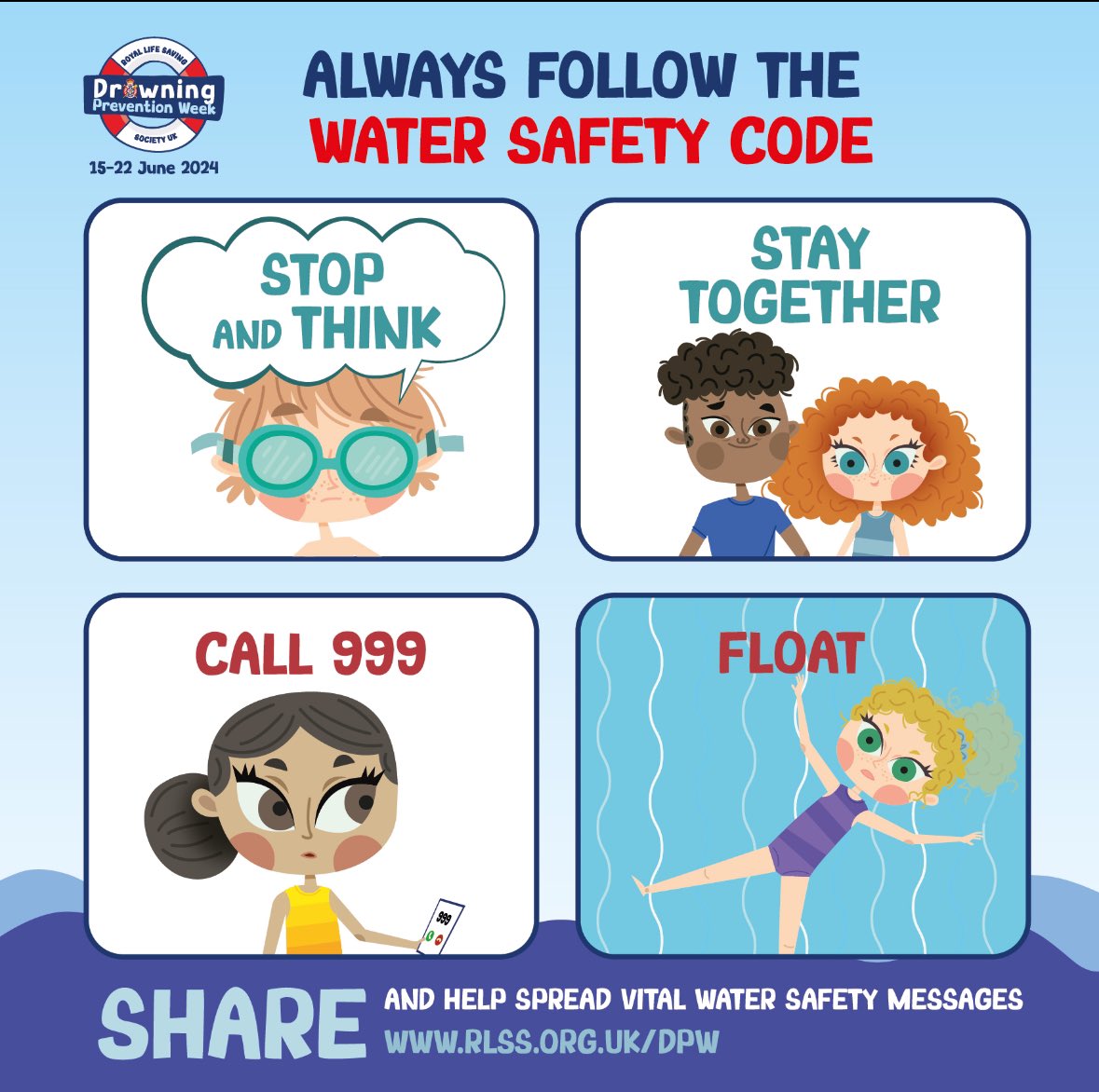 rlssuk_Scottish's tweet photo. Please follow @RLSSUK this week is the start of #rlssuk #drowningpreventionweek #watersafetycode https://t.co/wPBdE9Jg6S