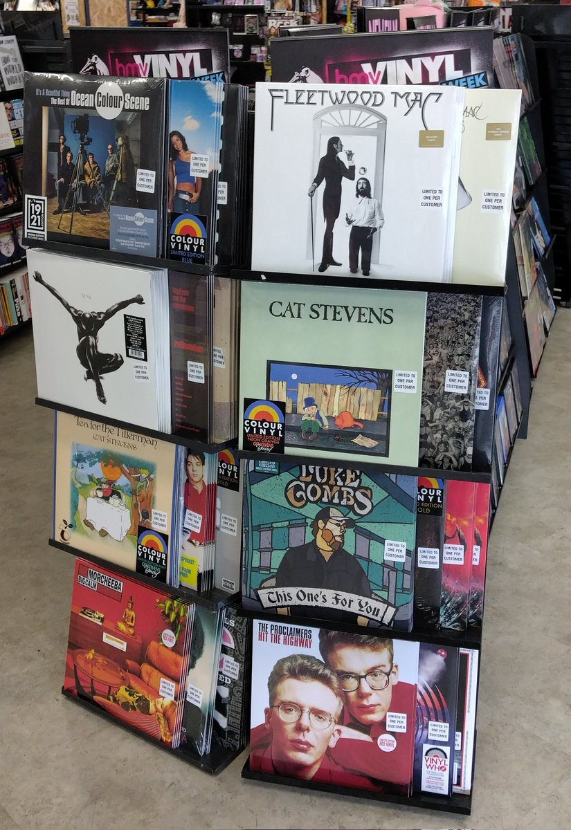 Vinyl day is here. With lots of #hmvexclusive titles. Best be quick as availability is limited. 
#hmvLovesVinyl