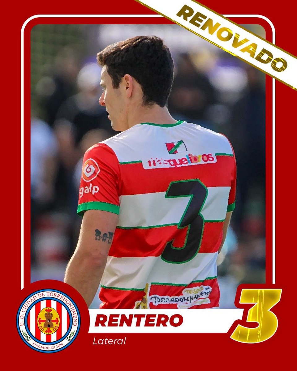 𝙊𝙁𝙄𝘾𝙄𝘼𝙇 / CRISTIAN RENTERO seguirá defendiendo la rojiblanca otra temporada más…
🖊️❤️🤍

Futbolista muy importante para nuestro equipo, la banda izquierda del Matías Prats lo seguirá disfrutando. 

Será su cuarta temporada en nuestro club, mucha suerte <a href="/rentero12/">©RENTERO®</a>!!!