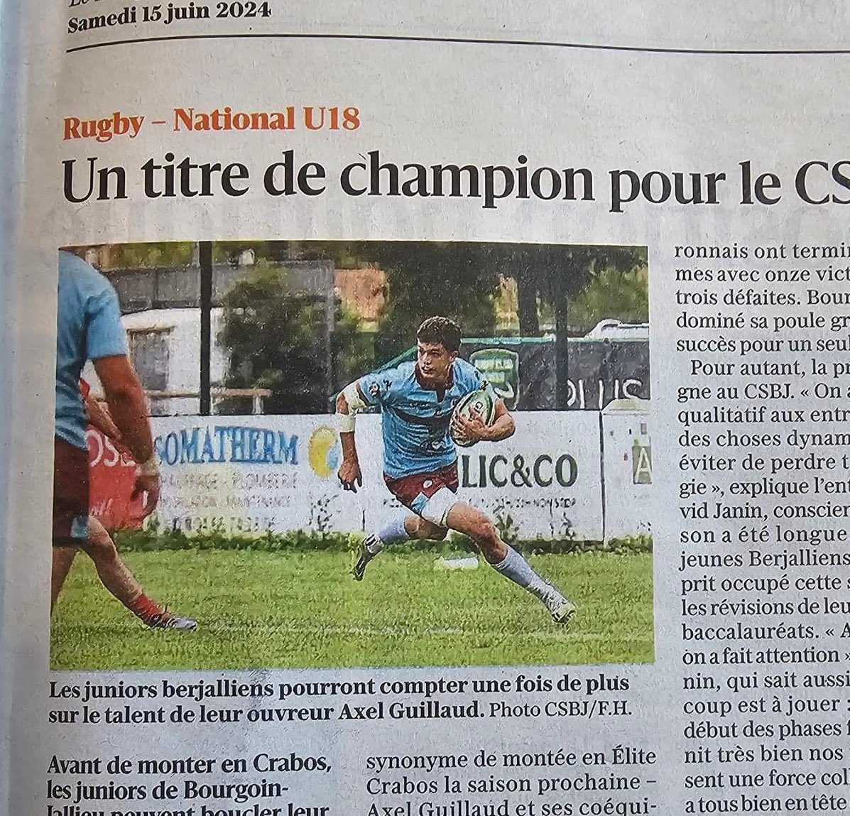 Ces derniers temps, beaucoup d’articles sur <a href="/LeDLisere/">Le Dauphiné Libéré Nord Isère Vallée du Rhône</a> avec mes photos et donc mon nom…

J’en suis archi fière ! Mais je me dis aussi que ma petite Mamy, qui manque à ma vie depuis deux mois, l’aurait été encore + en lisant son journal tous les matins.

❤️😔