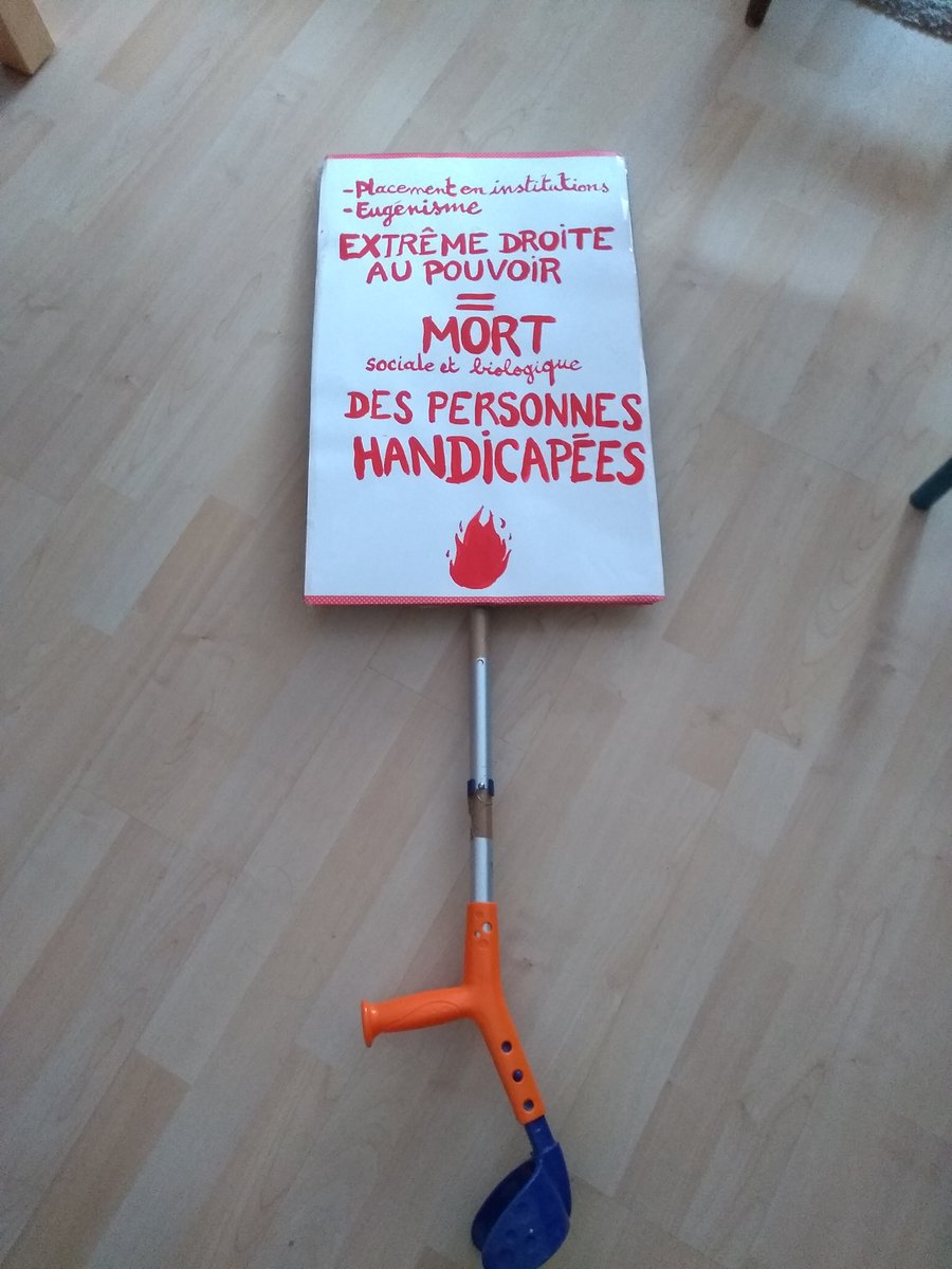 Prête pour la manif...