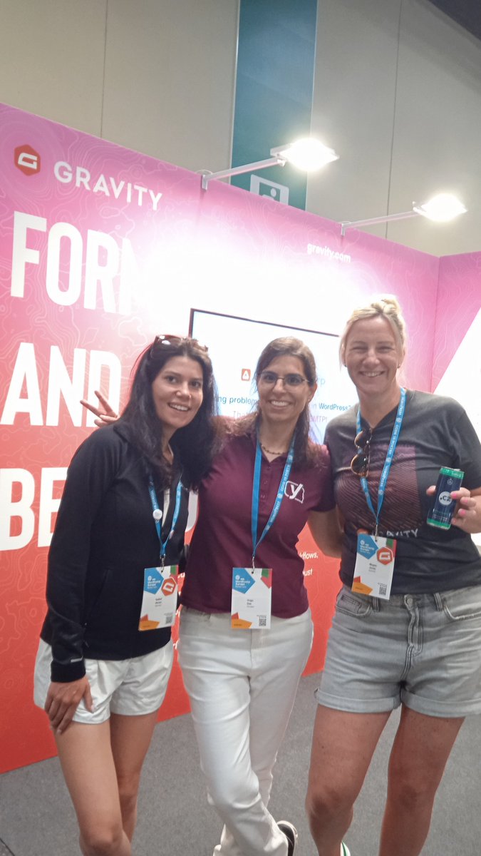 Found my favorite form plugin booth at #WCEU2024! ❤️<a href="/gravityforms/">Gravity Forms</a>