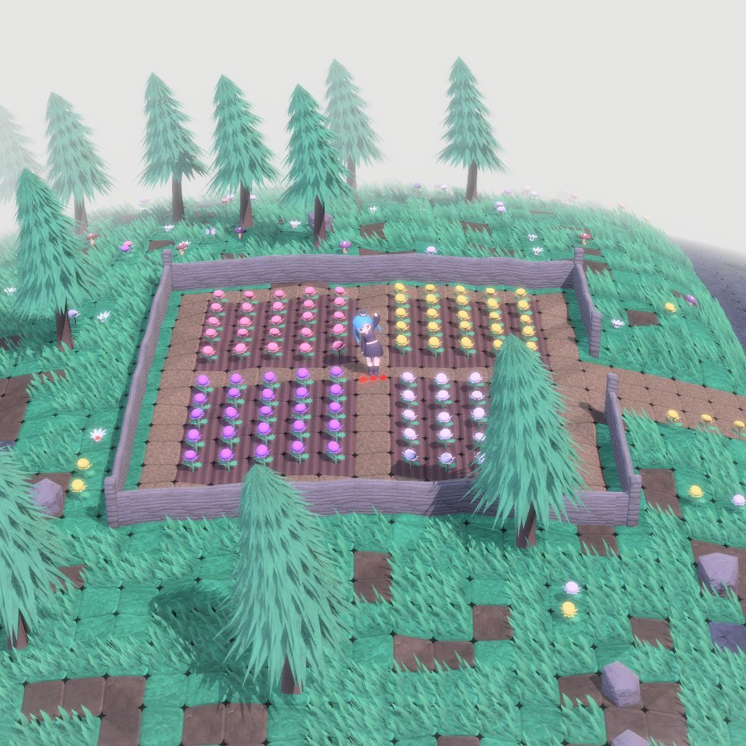 dekirisu's tweet image. 🐺 added stone fence
🐔 ..to fence stuff
#bevyengine #gamedev #indiegame #rustlang #screenshotsaturday