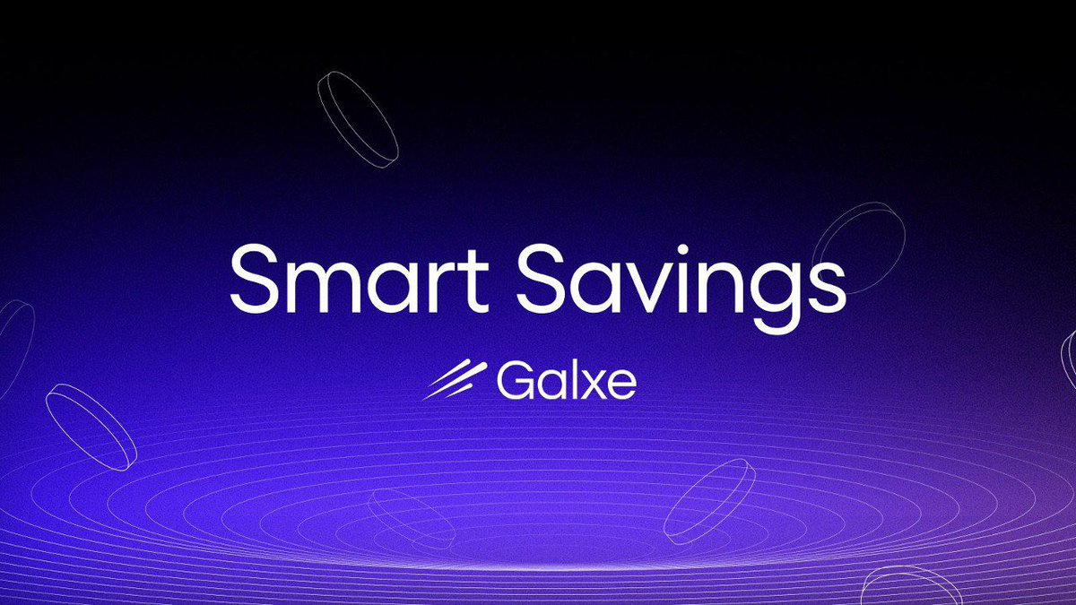 DeFi has so many potentials we can benefit from

From smart contracts to lending protocols to RWA, etc

Allow me introduce you to one of the most beneficial features of DeFi - Smart Savings.

Here’s what you most threadors miss about it 👇

<a href="/Galxe/">Galxe</a> is constantly bringing new