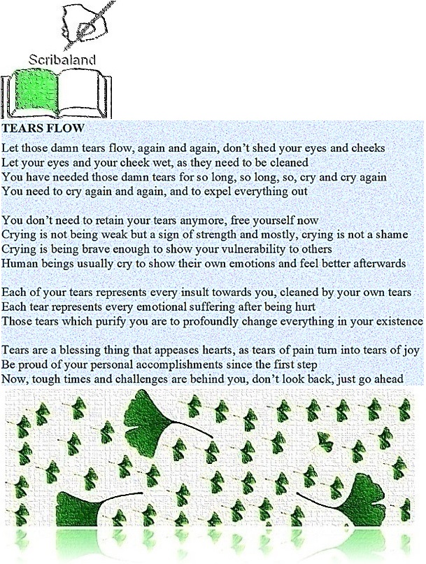 scribaland's tweet photo. #Scribaland TEARS FLOW
Let them flow!#UnknownTheSeries #galeries #game #games #gaming #genius #grammar #grammars #grammatical #google #googleadvertising #literacy #googleadwords #googlebook #googlebooks #googlekindle #googleplay #haiku #hbomax #homograph #homographs #homographies https://t.co/Ildykgk1Fe