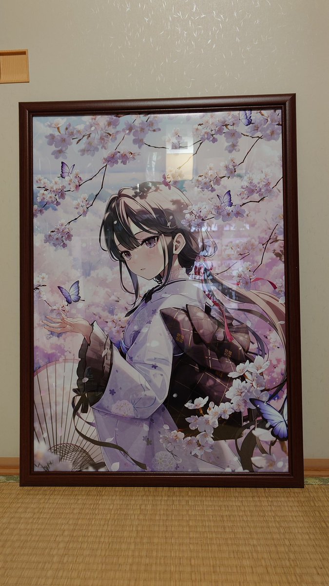 受注生産限定品】絵師100人展04 6U☆先生 複製原画「遇ふ」