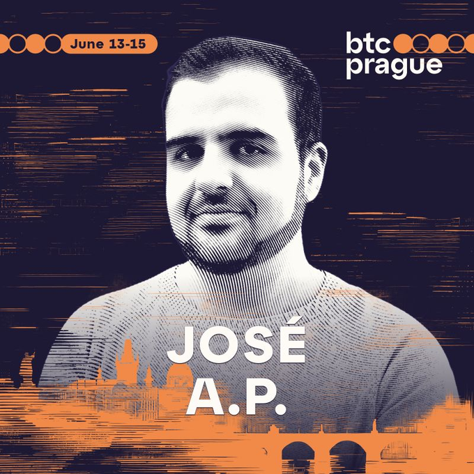 elenpay_tech's tweet photo. Thrilled to announce that on Day 3 of BTC Prague, José A.P. from #ClovrLabs will be discussing the #LightningNetwork! ⚡️ 
A key contributor to #ElenPay and #NodeGuard, José is set to share groundbreaking insights. Don’t miss it! 🚀 #BTCPrague #Crypto #Blockchain #CryptoInnovation https://t.co/26Hleaqp8X