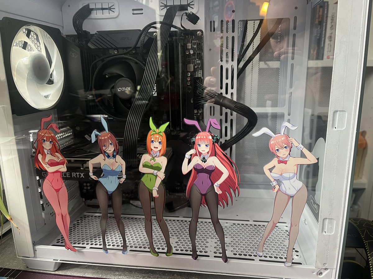 Der Quintessential Quintuplets PC nimmt Gestalt an 😎

<a href="/DeaDxOlli/">Olli 🌑TNBTY🌑</a> deine Meinung würde mich interessieren 😁.