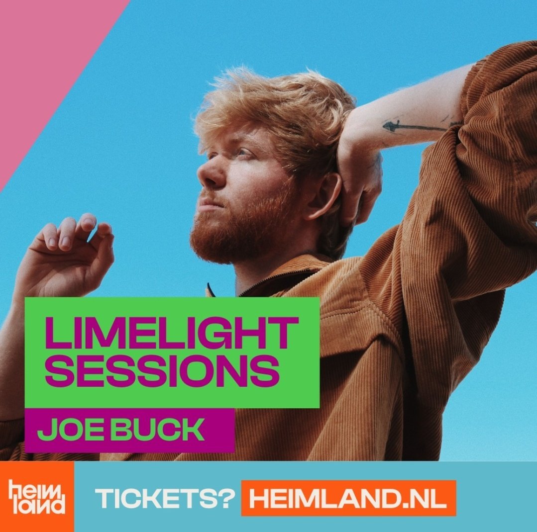 On June 23rd Joe will perform at the Limelight Sessions at Heimland Festival!

Make sure to get your ticket if you haven't already!

Info &amp; Tickets: heimland.nl/event/limeligh…
📸 by Heimland Festival (via Instagram)