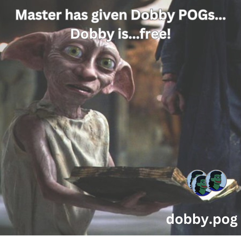 Kermelo3's tweet photo. You too friend, be someone's Harry Pogger.
Freedom is close at hand with @pogdigital .
#lfpog #nfa #pogwarts @HogwartsCrypto @HarryPotter0x @TheDailyHPotter https://t.co/zrr1hqQ6XX