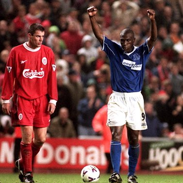EvertonNewsFeed's tweet photo. A true Everton hero and Gentlemen. Our thoughts go out to the family and friends of Super Kevin Campbell after the sad news of his passing. 

Rest in peace, Super Kev💙 https://t.co/kJmVI9VKsA