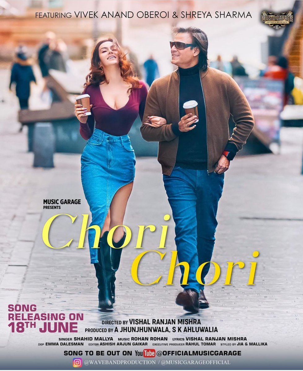 Check out the song written and directed by yours truly!

"Chori chori...main tera hua re" – feel the love in every beat and let the melody take over your heart! 🎶❤️ 
Our new single, #ChoriChori, coming on 18th June! 
💕✨

Let’s start this beauautiful journey with a song!